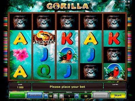 Игровой автомат Gorilla